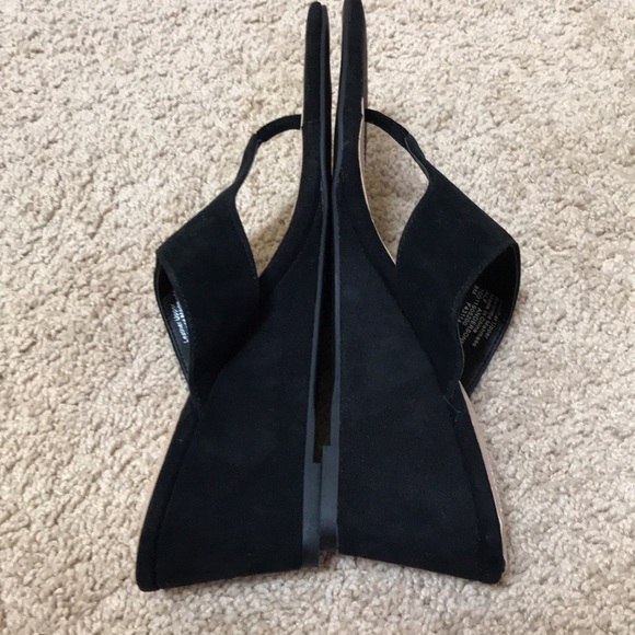 Alfani Step N Flex SZ 8M black suede sandals . - Picture 6 of 8